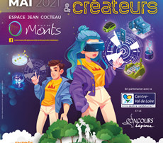 Affiche Salon Jeunes Créateurs Monts - les 29 & 30 Mai 2021